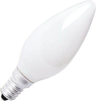 kaarslamp softone wit 60W kleine fitting E14