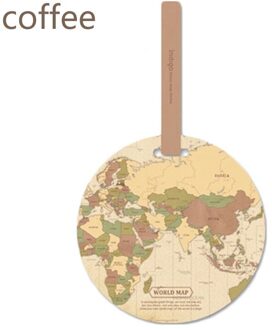 Kaart Bagage Tag Vrouwen Reizen Accessoires Silicagel Koffer ID Adres Holder Bagage Boarding Tag Draagbare Label koffie