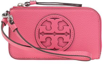 Kaarthouder met band Tory Burch , Pink , Dames - ONE Size