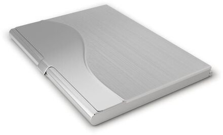 Kaarthouder Metalen Aluminium Portemonnee Credit Kaarthouder Vrouw Man Business Paspoort Case Tarjetero Mujer Dunne Sliver