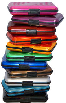  Kaarthouder - Pasjeshouder - Aluminium - Zilver