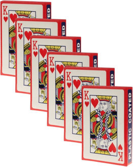 Kaartspellen 6 pakjes - Kaartspel