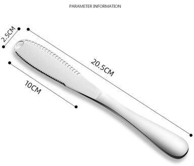 Kaasschaaf Zilveren Roestvrij Staal Boter Cut Jam Applicator Keuken Koken Dessert Toast Tool Versnipperd 3 In 1 Boter Gereedschap