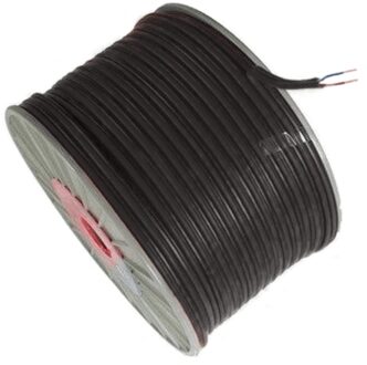 Kabel 2-aderige netsnoer 25 meter lang