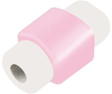 Kabel Beschermer Winder Voor Usb Opladen Data Kabel Draad Bescherming Cover Bescherm Case 8 Kleuren Koord Protector Kabel Organizer roze