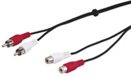 Kabel Cinch Verlenging HQ 2,5m