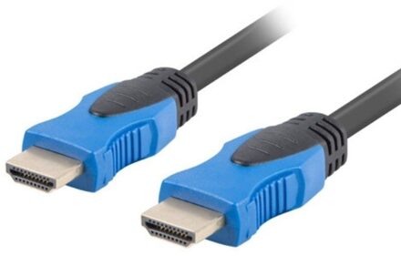 Kabel Hdmi Lanberg Ca-hdmi-20cu-0100-bk-Conectores Macho/Macho Chapados Nl Oro-Resolución Hasta 3840*2160 - 10 metros