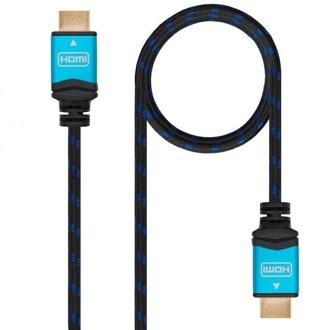 Kabel Hdmi Nanocable 10.15.3702-V2.0-Conectores Hdmi (Tipo Een) macho-Meerdere Apantallamiento Y Recubrimiento Nylon-2 M