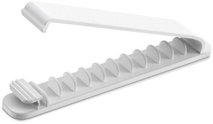 Kabel Organizer Ontvangen Oplaadkabel Desktop Houder Gesp Te Organiseren De Vaststelling Klem Netsnoer Kabel wit