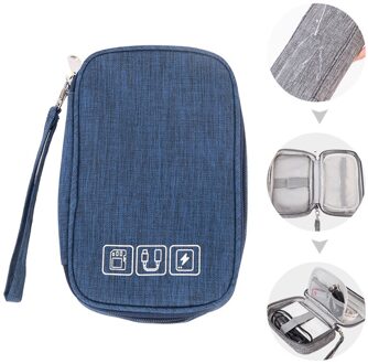 Kabel Tas Organizer Draden Oplader Digitale Usb Gadget Draagbare Elektronische Oortelefoon Case Rits Opslag Pouch Accessoires Benodigdheden