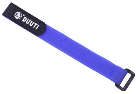 Kabel Vaste Tie Fiets Nylon Haak/Loop Ties Zelfklevende Band Fiets Pomp Fles Band Tape Zaklamp Bandage Fastenbands tie blauw
