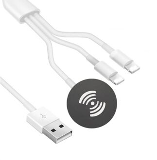 Kabel Voor Apple Horloge Charger 3 In 1 Usb Qi Draadloze Opladen Station Voor Iphone 11 Pro Max Plus 10 9 8 7 6/Iwatch 6 5 4 3 Se 3 IN 1 kabel