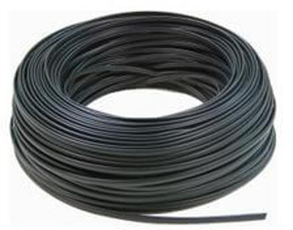 Kabel zwart plat 2x0.75mm per meter