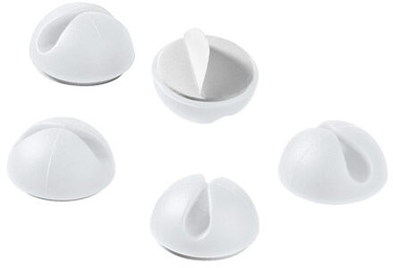 kabelbinder - 5 stuks/wit