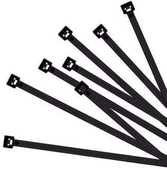 Kabelbinders zwart 200 x 2,5 mm 100 stuks