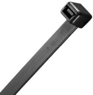 Kabelbundelband (tyrap) 7,6X370MM zwart (Tie-wrap) - 100 stuks
