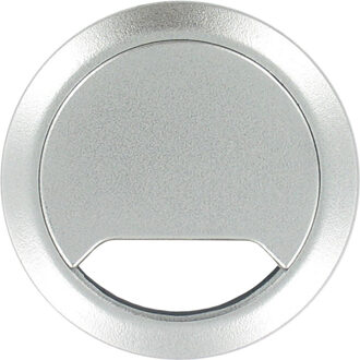 Kabeldoorvoer aluminium zilver 60 mm - Elektra kabeldoorvoeren buizen en goten