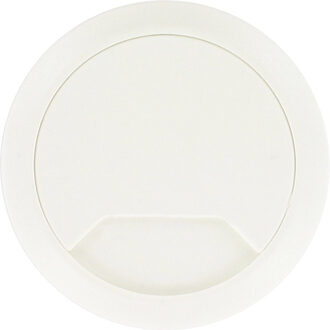 Kabeldoorvoer element - 3x - wit - Dia 80 mm - Elektra kabeldoorvoeren buizen en goten