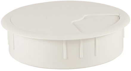 Kabeldoorvoer element - wit - Dia 60 mm - Elektra kabeldoorvoeren buizen en goten
