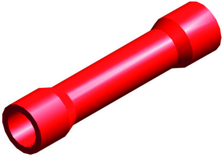 kabelschoen 5stuks 0.5 - 1.5mm2 rood in blister 3400015p