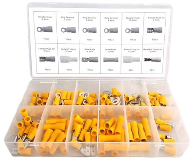 Kabelschoenen / Kabelverbinders Geel Assortiment (110 St) (fd-6054)