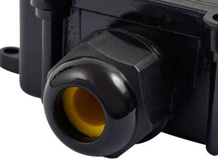 Kabelverbinder, waterdicht, IP68, lengte 130 cm, zwart