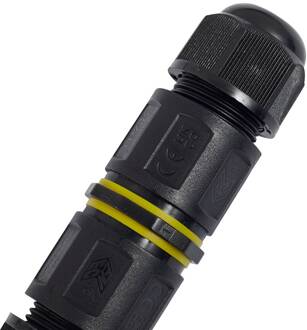 Kabelverbinder, waterdicht, IP68, lengte 98 cm, zwart