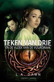 Kabook Publishing Teken van drie - en de vloek van de vuurdraak - L.A. Dawn - ebook