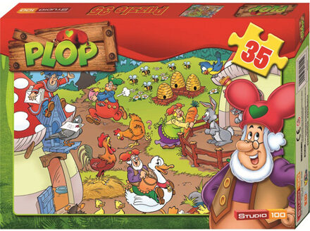 Kabouter Plop Dieren Puzzel 35 Stuks