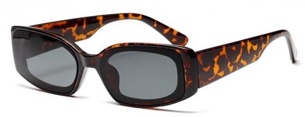 Kachawoo vrouwen rechthoek zonnebril transparante roze blauw snoep kleur reizen zonnebril dames mode vrouwen luipaard kader