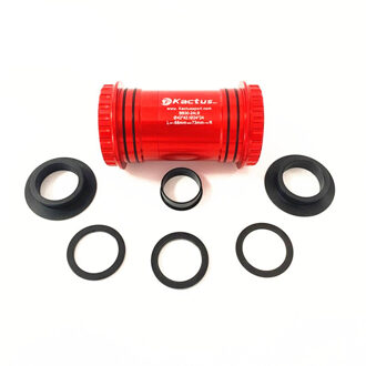 Kactus BB30-24LS Bodem Braket Keramische Lager G3 Siliciumnitride Keramiek Voor Crank As 24 Mm Weg Mountainbike Accessoires BB30-24LS-rood