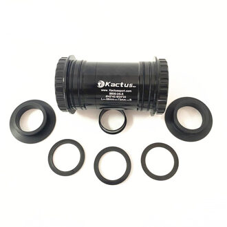 Kactus BB30-24LS Bodem Braket Keramische Lager G3 Siliciumnitride Keramiek Voor Crank As 24 Mm Weg Mountainbike Accessoires BB30-24LS-zwart