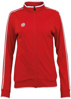 Kadiri Trainingsjack Dames rood - wit - XL