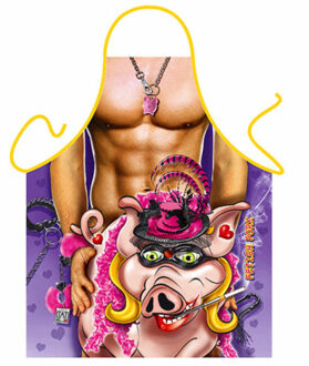 Kado artikelen schort feestbeest