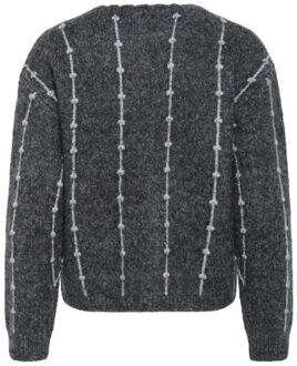 Kaffe Kalianne pull 10510673-/silver - maat XL Houtskool