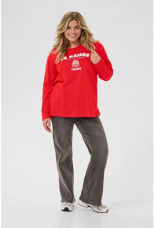 Kaffe Kcberla sweatshirt Rood