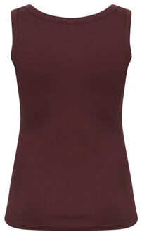 Kaffe Kccarina tank top Bruin - 3XL - 4XL