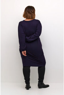 Kaffe Kcioni knit dress Paars - XL / XXL