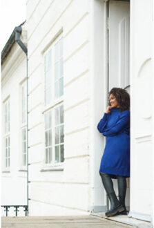 Kaffe Kclini knit dress Blauw - XL / XXL