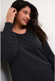 Kaffe Kclini pullover Houtskool - XL / XXL
