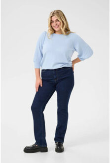 Kaffe Kcloni 3/4 sl knit pullover Veelkleurig - 5XL - 6XL