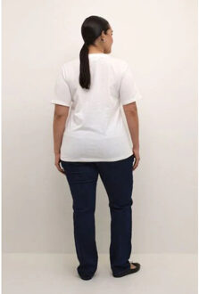 Kaffe Kcrie t-shirt Wit - 5XL - 6XL