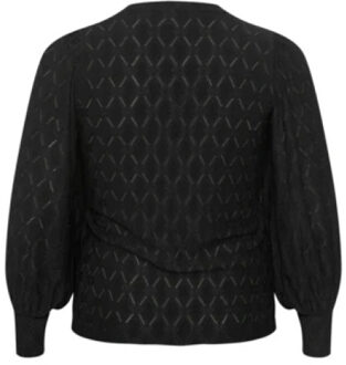 Kaffe Kctina blouse Zwart - 3XL - 4XL