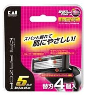 Kai 5 Blades Refill Set 4 pcs
