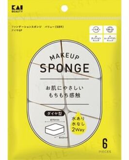 Kai Makeup Sponge Value Diamond 6 pcs
