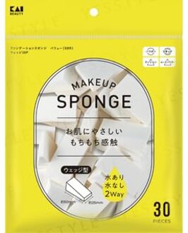 Kai Makeup Sponge Value Wedge 30 pcs