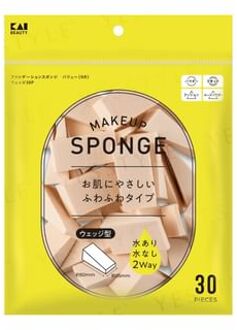 Kai Makeup Sponge Value Wedge 30 pcs