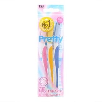 Kai Pretty For Face Disposable Razors L - Wenkbrauwscheermesjes