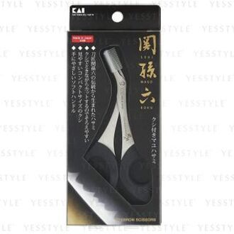 Kai Seki No Magoroku Eyebrow Scissors With Comb 1 pc