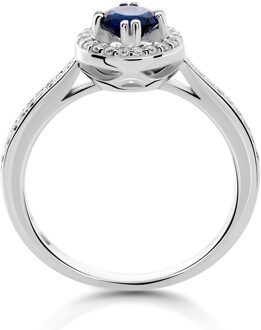 'Kaia' Damesring van 925 Sterling Zilver - Zilver ZR-7477/SA - K